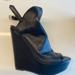 Steve Madden Black Ankle Booties